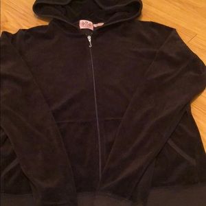 JUICY COUTURE velour track sweat jacket! JuniorsXL